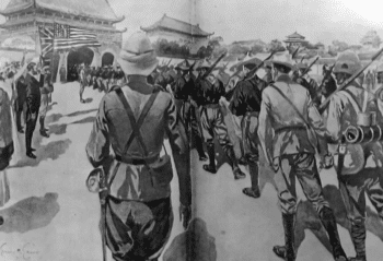 US troops in China during the Boxer Rebellion Source historylink101com