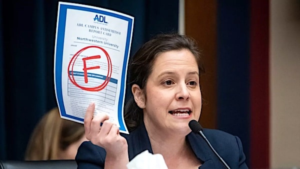 | US House Representative Elise Stefanik questions Northwestern University President Michael Schill during a congressional hearing in Washington DC on 23 May 2024 Rod LamkeyCNP via Reuters | MR Online