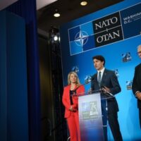 At NATO’s 75th Anniversary Summit in Washington, DC, Prime Minister Justin Trudeau pledged to increase Canada’s military spending to hit NATO’s defence spending target by 2032. Photo courtesy Justin Trudeau/X.