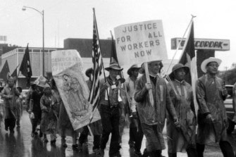 | Minimum Wage March downtown San Antonio Texas 1966 Image University of Texas at San Antonio | MR Online