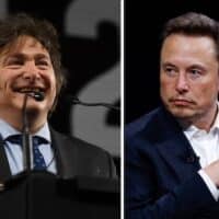 Elon Musk a Javier Milei