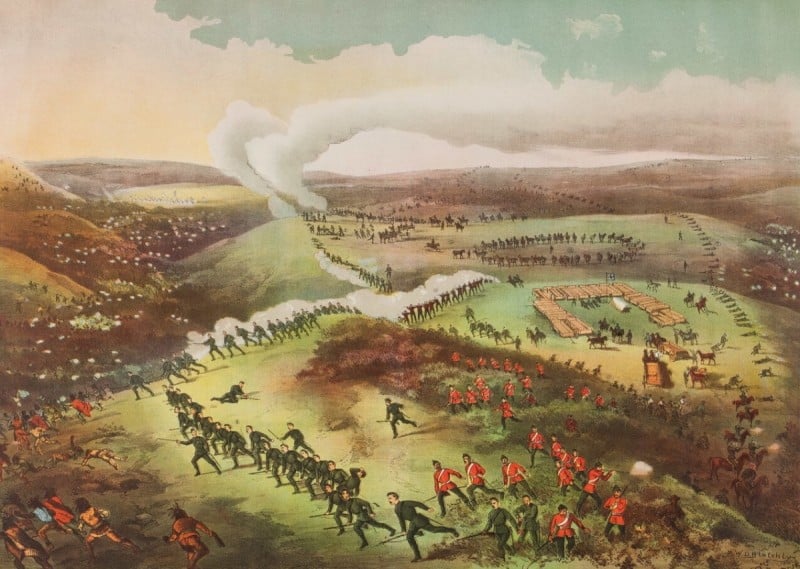 | The Battle of Cut Knife Creek Lithograph from The Canadian Pictorial and Illustrated War News 1885 Image from Wikimedia Commons | MR Online