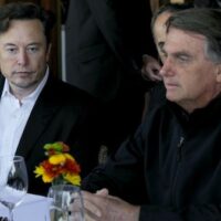  | Elon Musk and Brazils fascistic ex president Jair Bolsonaro in Brasilia May 2022 Photo by Ministério Das Comunicações  CC BY 20 | MR Online