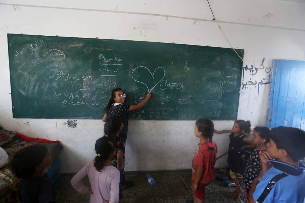 | PALESTINIANS CHILDREN AT AN UNRWA SCHOOL IN DEIR AL BALAH SEPTEMBER 9 2024 PHOTO OMAR ASHTAWYAPA IMAGES | MR Online