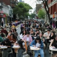  | Argentinian university students hold a class in the street Buenos Aires October 2024 PHOTO Alessia MaccioniReuters | MR Online