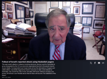 Leon Panetta on CBS 92224