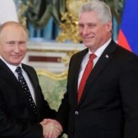 | Russian President Vladimir Putin L and Cuban President Miguel Diaz Canel R X David qva | MR Online