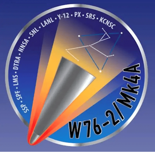 The W 76 2 low yield nuclear warhead