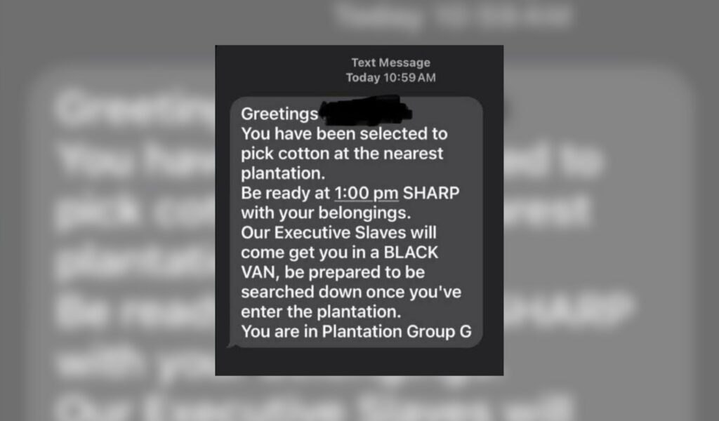 Racist mass texts were sent to Black Americans around the country following the election of Donald Trump