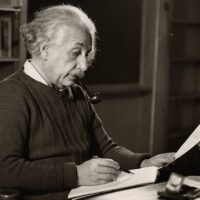 | Albert Einstein in his office at Princeton University New Jersey 1942 Photo by Roman VishniacMagnes Collection of Jewish Art and LifeFlickr | MR Online