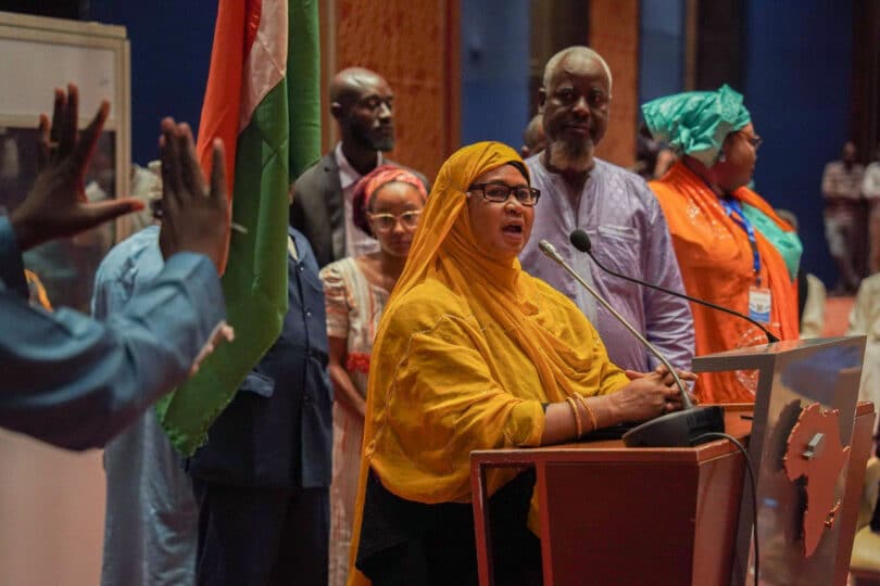 | Hadjara Ali Soumaila Confederation of Women Combatants and Pan African Leaders Niger Photograph by Pedro Stropasolas for Peoples Dispatch | MR Online