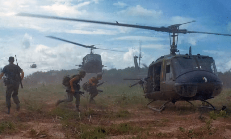 | Psychoanalyst Chaim Shatan coined the phrase post Vietnam syndrome for the psychic injuries suffered by soldiers Image US Army helicopters during Operation Wahiawa northeast of Cu Chi South Vietnam 1966 James K F Dung SFC Public domain via Wikimedia Commons | MR Online