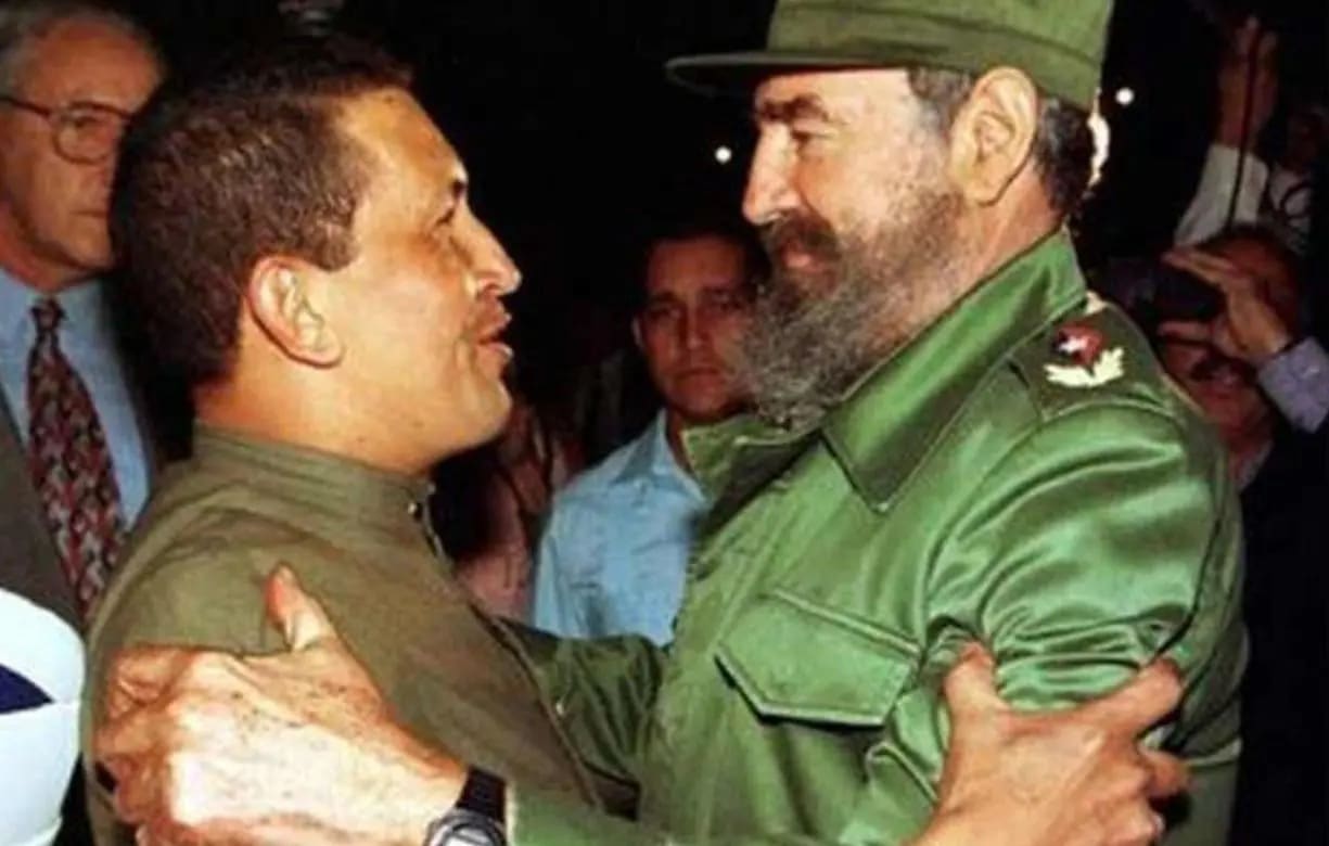 | Chávez and Fidel embrace in La Habana in 1994 Archives | MR Online