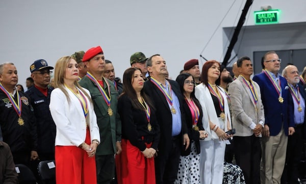 | Group of top Venezuelan officials illegally sanctioned by the US UK Canada and the European Union after President Maduros inauguration on Friday January 10 Photo Jhon ZerpaPresidential Press | MR Online