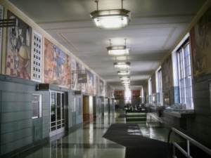 | Refregiers mural series History of San Francisco at Rincon Annex former post office in San Francisco The murals painted between 1941 and 1948 challenged traditional views of AmericaPhoto by Gray Brechin | MR Online