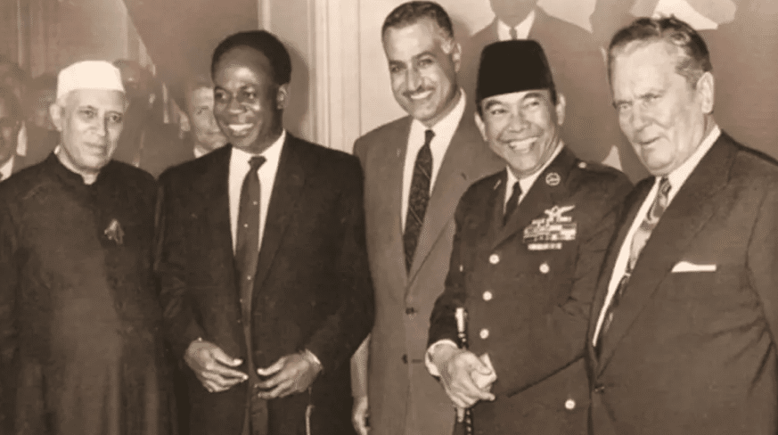 | The founders of the Non Aligned Movement from left to right Indias Jawaharlal Nehru Ghanas Kwame Nkrumah Egypts Gamal Abdel Nasser Indonesias Sukarno and Yugoslavias Josip Broz Tito | MR Online