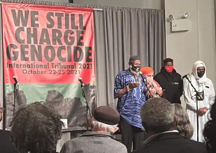 | The International Tribunal 2021 held at Malcolm X Dr Betty Shabazz Center in Harlem with prayers and commentary by left to right former political prisoner Sekou Odinga Dr Aisha Mohammad former political prisoner Jalil Muntaqim and former political prisoner Jihad Abdulmumit Source sfbayviewcom | MR Online