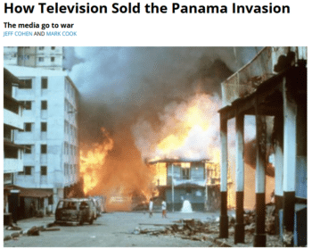 Extra 1290 In covering the invasion of Panama many TV journalists abandoned even the pretense of operating in a neutral independent mode