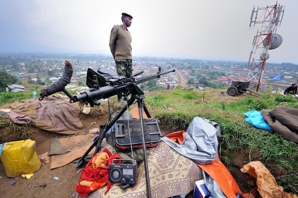 | An M23 soldier stands guard overlooking Bunagana a small town in North Kivu Province in the eastern Democratic Republic of the Congo Photo by Al JazeeraFlickr | MR Online