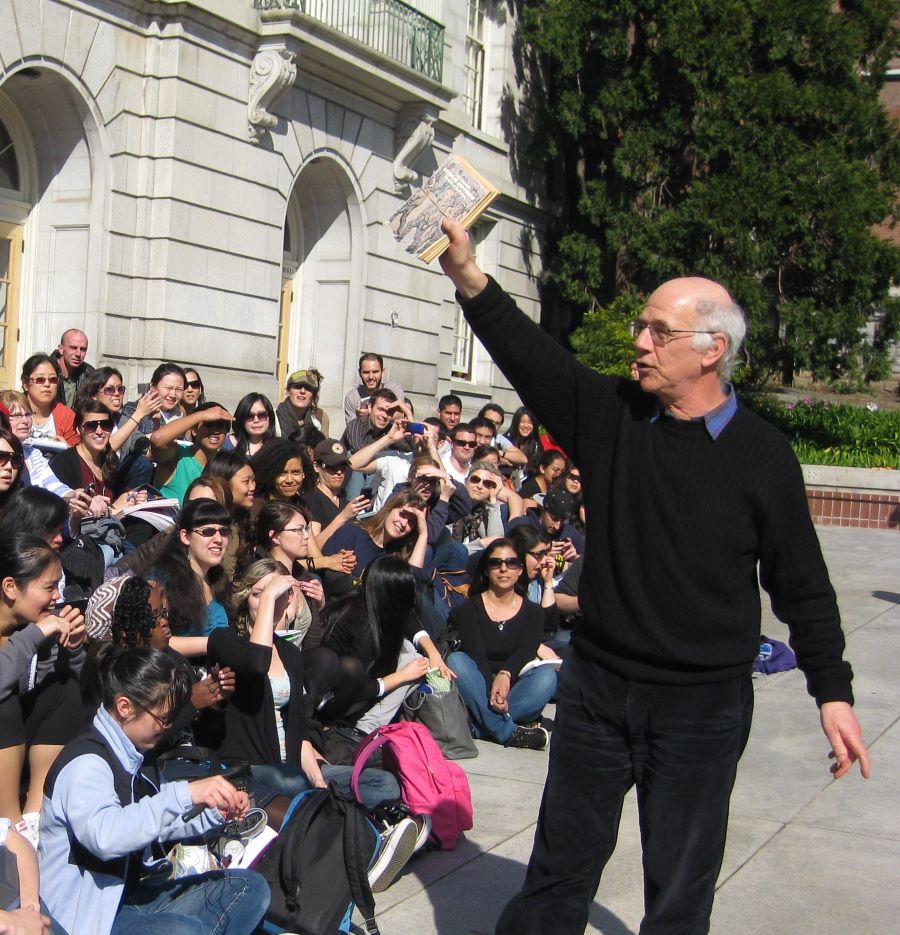 Burawoy was a fixture at protests on campus according to his former students Credit Ana VillarealUC Berkeley