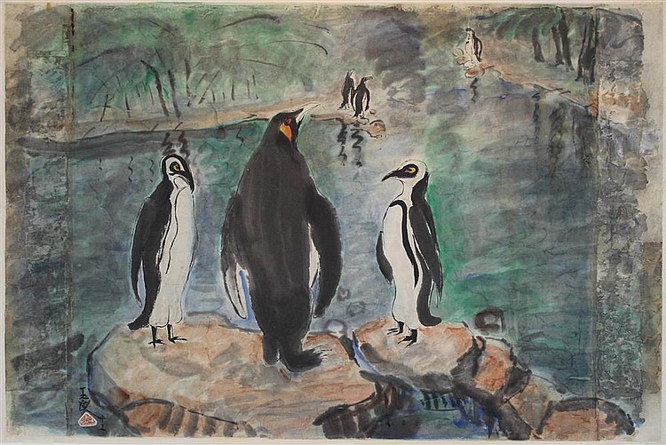 Pan Yuliang China Penguins 1942