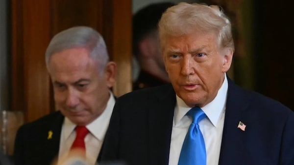  | US President Donald Trump and Israels Prime Minister Benjamin Netanyahu at the White House in Washington DC on 4 February AFP Andrew Caballero Reynolds | MR Online