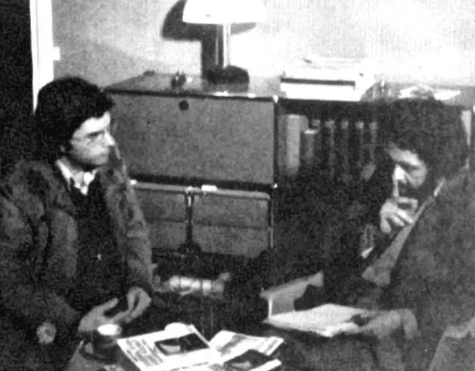 Screenshot 20250424 at 83050 AM | MR Online Philip Agee with celebrated Ecuadorian writer Jaime Galarza Zavala in London in 1975 Source ecuadorianliteraturecom