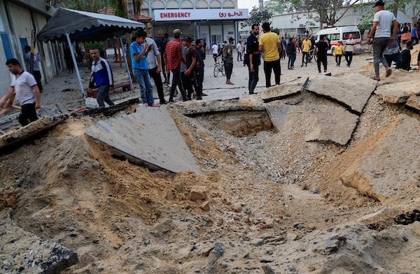  | Image depicting the damage at the European Hospital in Khan Younis following an Israeli airstrike on 13 May 2025 BBC | MR Online