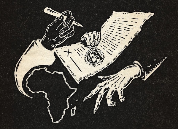  | The art in this newsletter was produced by Tricontinentals art department for our May dossier Africas Faustian Bargain with the International Monetary Fund | MR Online