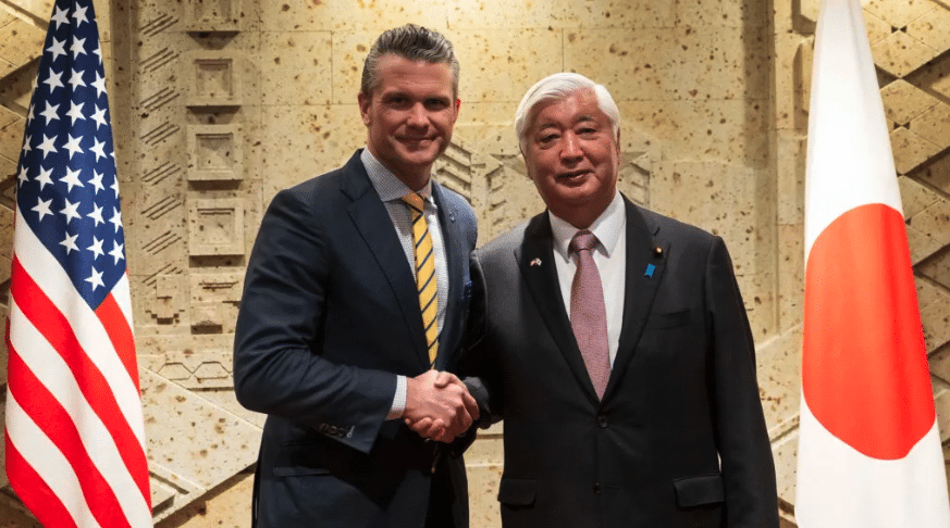 Screenshot 20250504 at 103716 PM | MR Online US Defense Secretary Pete Hegseth in Japan in March 2025