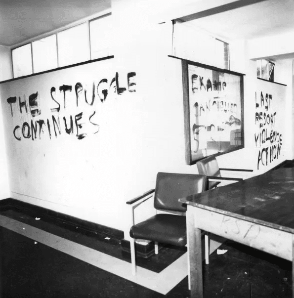 Screenshot 20250519 at 93511 AM | MR Online Student protest at the Indian University College the precursor to the University of Durban Westville c 1960s Source SP Olivier Collection No 1152630 University of KwaZulu Natal Special Collections Gandhi Luthuli Documentation Centre