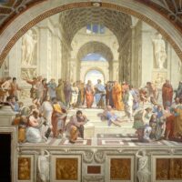 Italian: Scuola di Atene The School of Athens