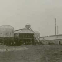 A black and white photograph of Coalbrook colliery in 1910.