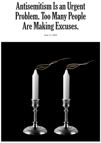 NYTAntisemitism350x492 | MR Online To the New York Times 61425 saying that people are opposed to Israel and not to Jews is making excuses