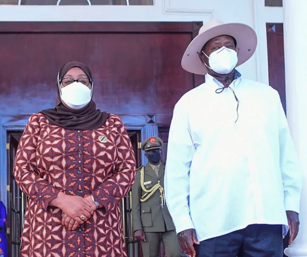 Screenshot 20250607 at 23400 AM | MR Online Tanzania President Samia Suhulu Hassan and Ugandan President Yoweri Musevni Wikimedia Commons