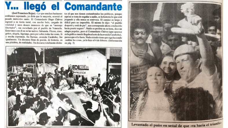 Press reports on Chávez from his political ascent in the 1990s Biblioteca Nacional de VenezuelaLucas Koerner