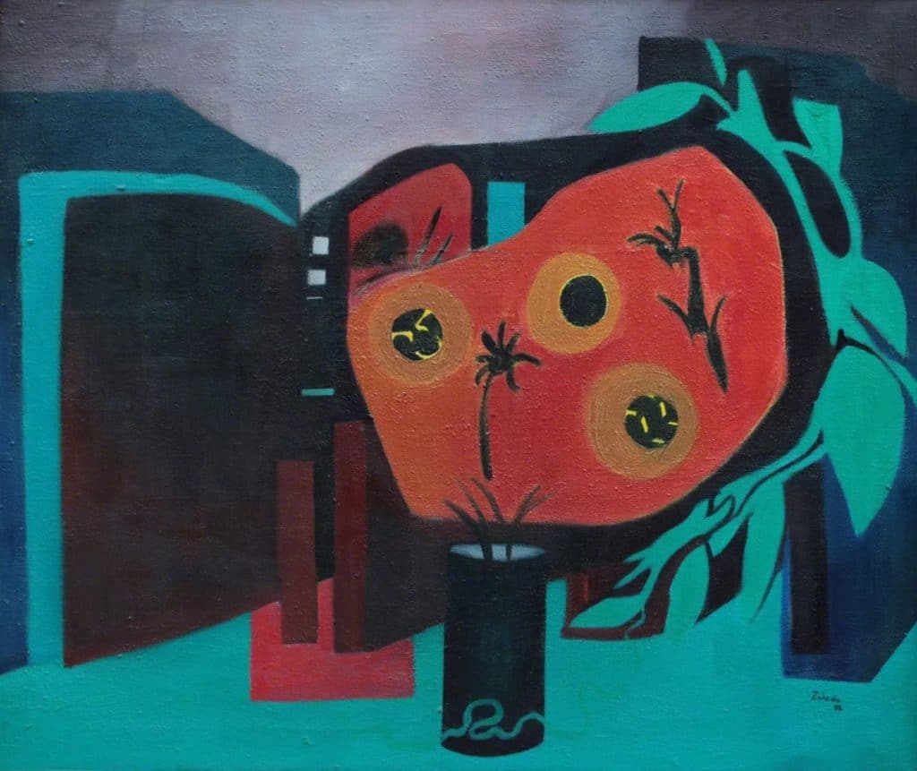 ZubeidaAghaPakistanUrbanLandscape198221024x861 | MR Online Zubeida Agha Pakistan Urban Landscape 1982