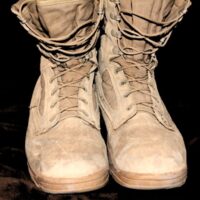 Boots Military Camouflage Uniform Free Stock Photo. (Photo: publicdomainpictures.net)