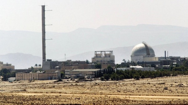 MR Online | File picture dated 8 September 2002 shows partial view of the Dimona nuclear power plant in the southern Israeli Negev desert AFPThomas Coex | MR Online