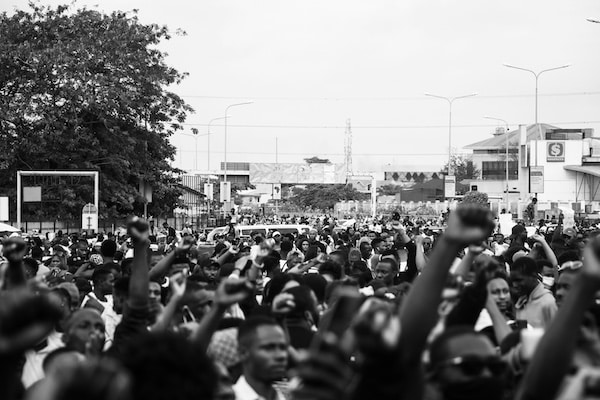 | Youths assemble at the Lekki Toll gate in Lagos Nigeria to protest the killings by SARS officials | MR Online