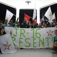 Formed in 2019, Juventudes Revolucionarias (Revolutionary Youth) has become a leading voice of youth resistance against foreign intervention, authoritarianism, and neoliberal policy in Panama. Photo courtesy JR-16/Instagram.