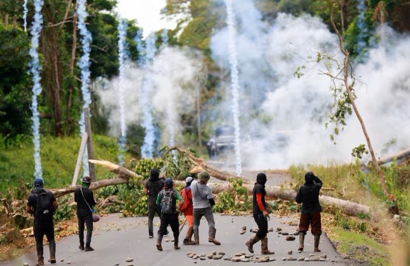 BocasdelToro80051990 | MR Online José Raúl Mulinos right wing government declared a state of emergency in the province of Bocas del Toro in the northwest region of Panama Protesters blocked roads in opposition to a highly controversial pension reform law