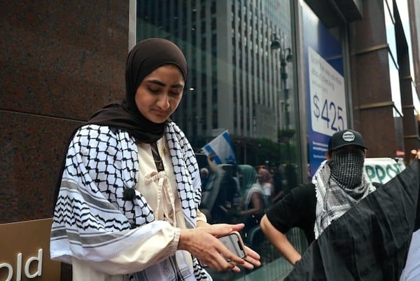  | HADEEQA ARZOO MALIK PREPARES TO SPEAK ON JUNE 8 AT CUNY4PALESTINES PRESS CONFERENCE AND RALLY TO ADDRESS REPRESSION ACROSS CUNY PHOTO JUDE SEMINARA  JUDESIES | MR Online