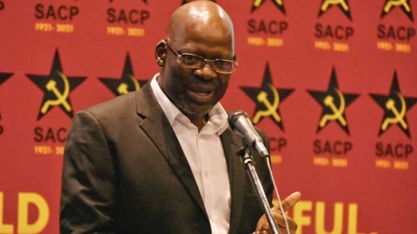  | SACP General Secretary Solly Mapaila speaks at a party congress held in Boksburg east of Johannesburg | Photo via SACP | MR Online