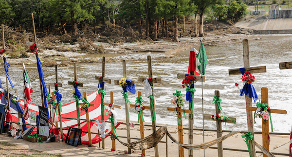 MR Online | A memorial for the lives lost in the Texas flash floods in Kerr County Texas July 2025 | MR Online