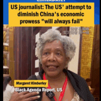 Executive Editor Margaret Kimberley attended the 2025 Belt and Road Journalists Forum in China. She spoke to Chinese media, including China Daily.