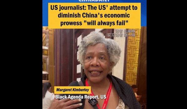  | Executive Editor Margaret Kimberley attended the 2025 Belt and Road Journalists Forum in China She spoke to Chinese media including China Daily | MR Online
