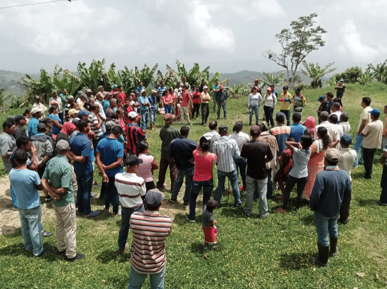 A communal assembly at the Alí Primera Commune in the mountains of Urachiche Alí Primera Commune