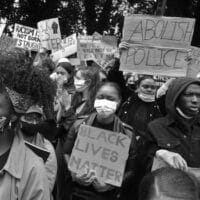 Black Lives Matter protest, London 2020. Photo: Steve Eason / CC BY-NC 2.0