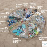Breakdown Of Plastic Waste From Our Community Beach Clean